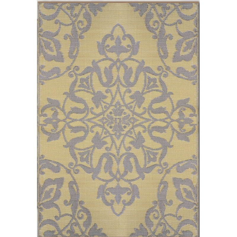 Oriental Indoor / Outdoor Rug, Rectangle 4' x 6'