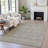 Machine Washable Indoor/Outdoor Xhevrie Khaki Rug-112171026