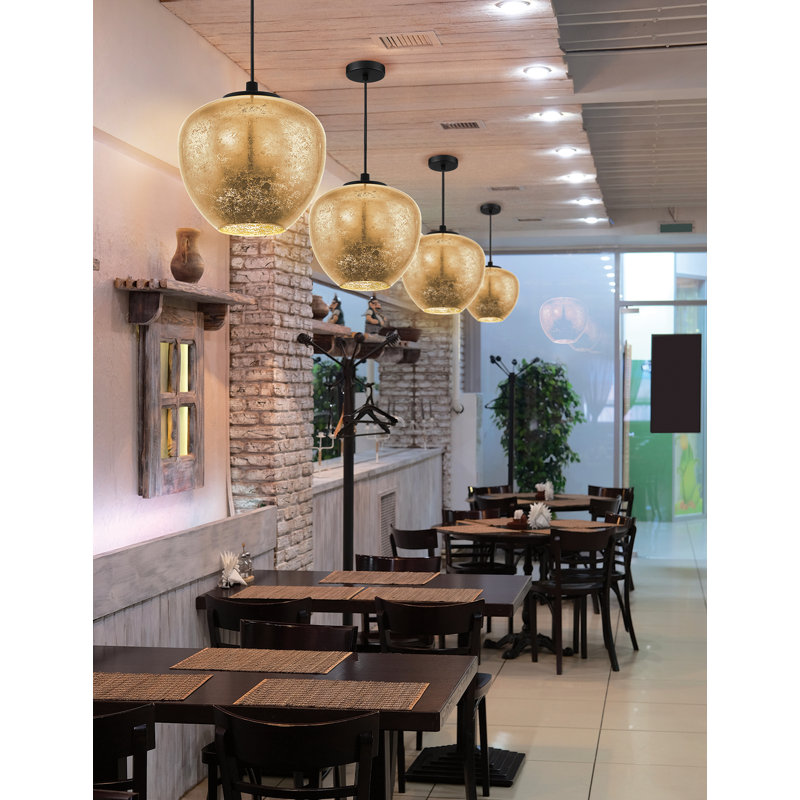 Luminaire suspendu pour dôme simple 1 lumières Stancil