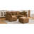 Brown 85.4" Multi - Functional Modular Sectional With Charging Ports, Phone Holder, And Lumbar Pillows For Contemporary Home Decor L Shaped Movable , Ergonomic Flexible Furnishing-1522949609