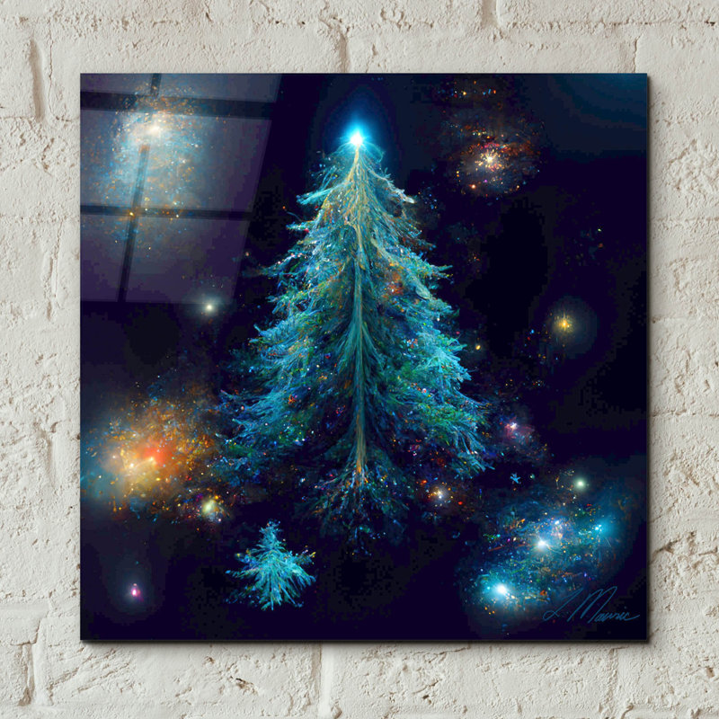 «Christmas Tree 3» par Tanya Mavric, H 12 po x l 12 po x P 0,13 po