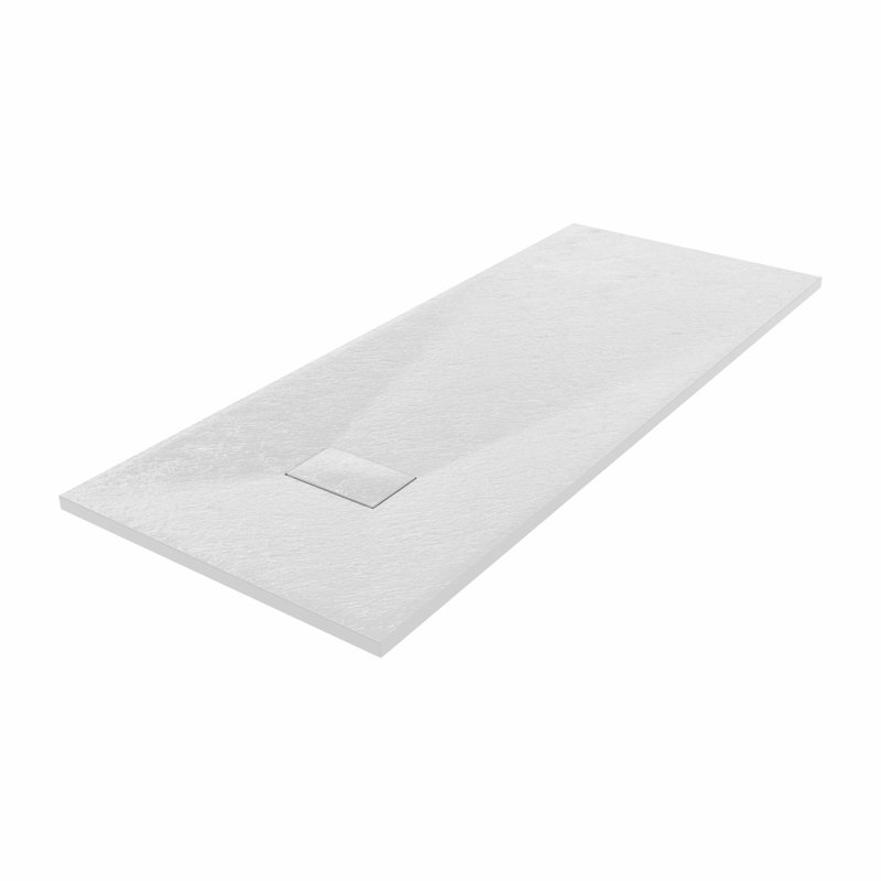 Bozidar W 32mm D Rectangle Shower Tray, 170cm H x 70cm W x 3.2cm D, White