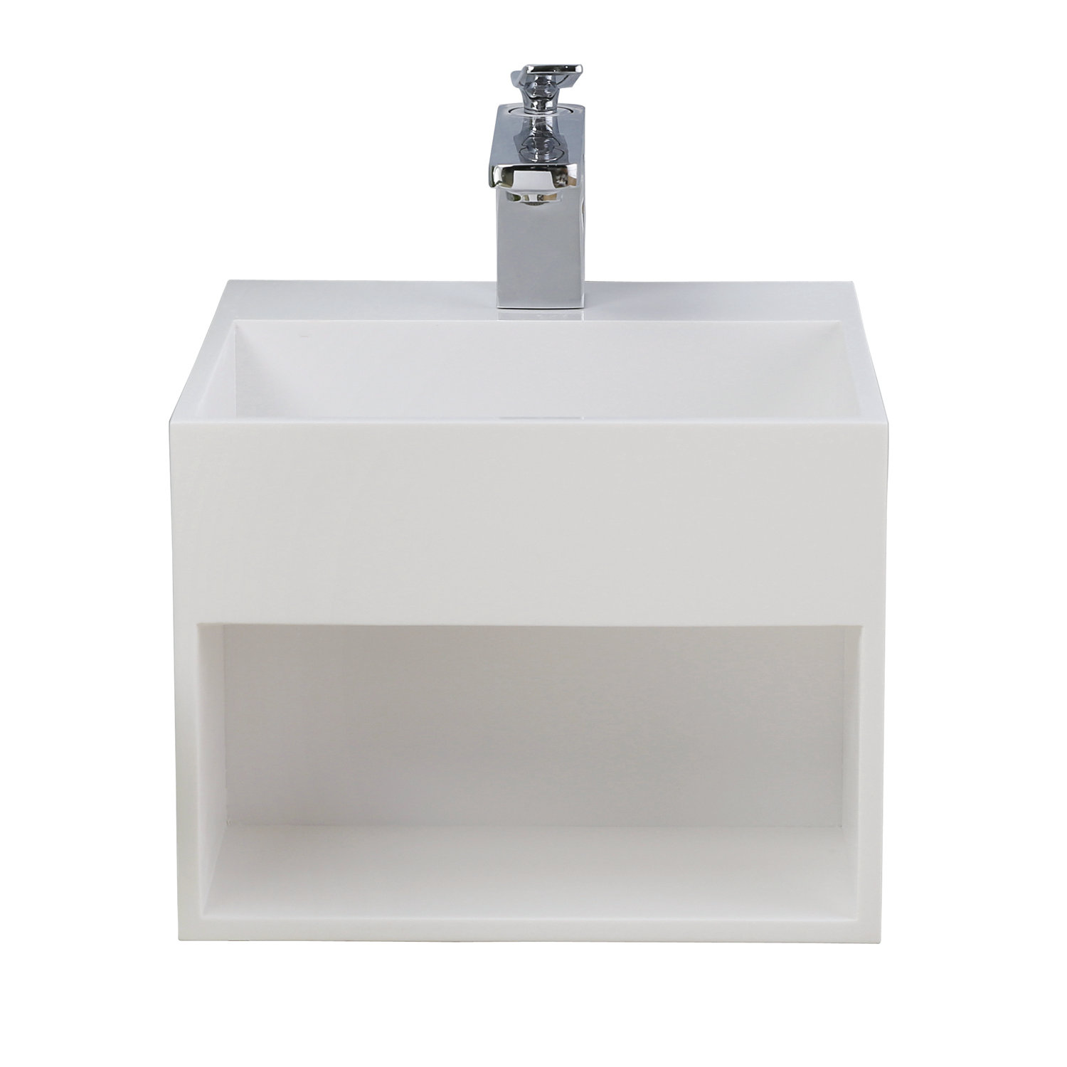 Barclay Sanders Square 13" Wall Mount Bathroom Sink & Reviews | Wayfair