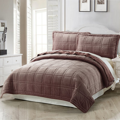 3 Piece Box Quilted Micromink Set