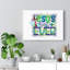 Jesus Best Ever 1 Piece Wrapped Canvas Wall Art-868294121