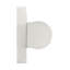 Arc - meuble-lavabo - 36 po - acier brossé - acrylique blanc