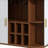 39'' Fluted Bar Cabinet With Wine Storage Space-1879674352