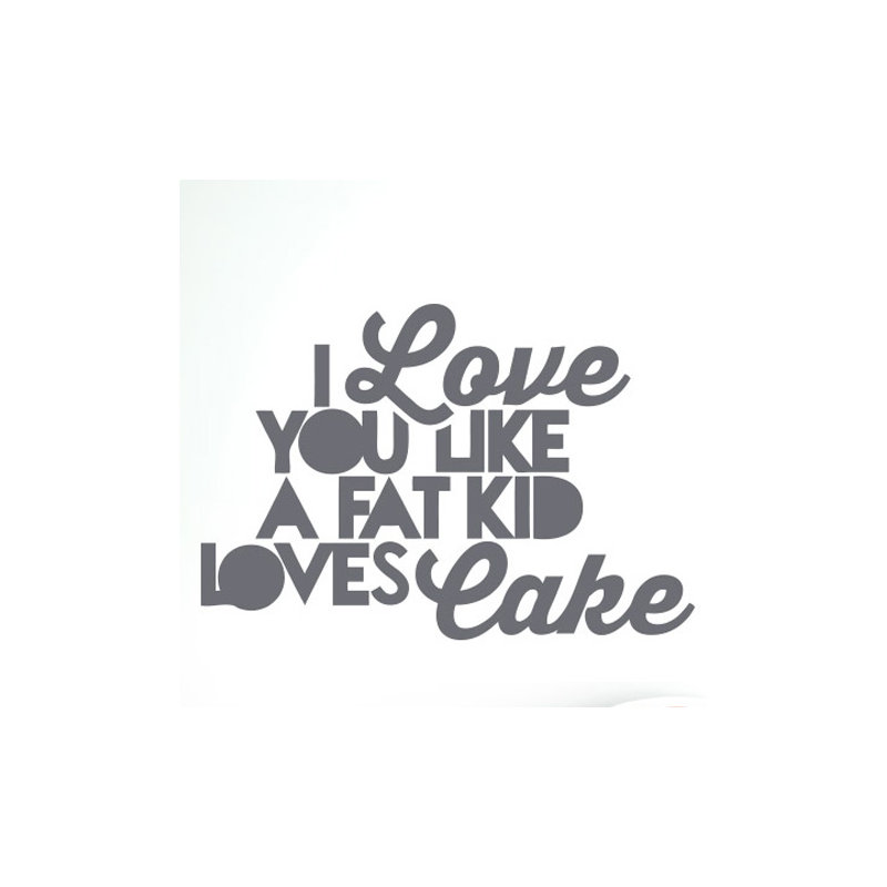 Non-Wall Damaging Wall Decal, Grey, Large