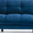 Navy Blue Convertible Folding Modern Sofa Bed
