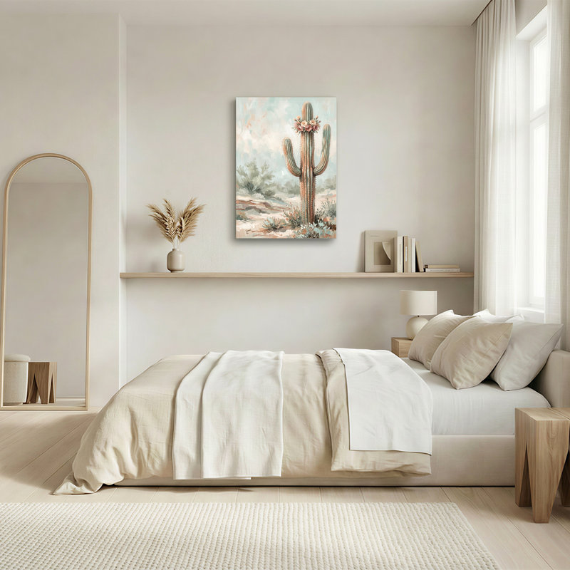 Art mural sur toile Saguaro, H 48 po x l 36 po