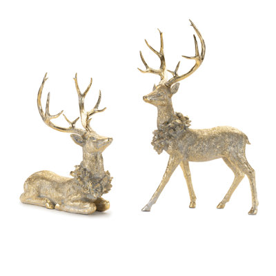 Holiday Deer Figurine