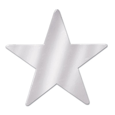 Ensemble de décoration murale étoile métallique 12 pièces