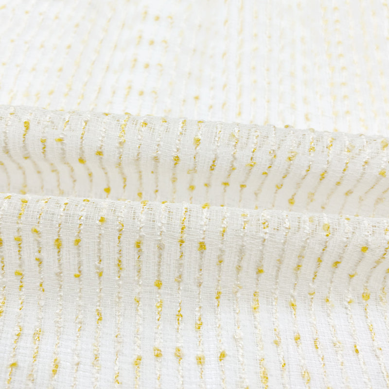 Panneau de rideau simple semi-transparent à plis pincés avec anneaux et pinces inclus, Doré, L 38 po x L 96 po