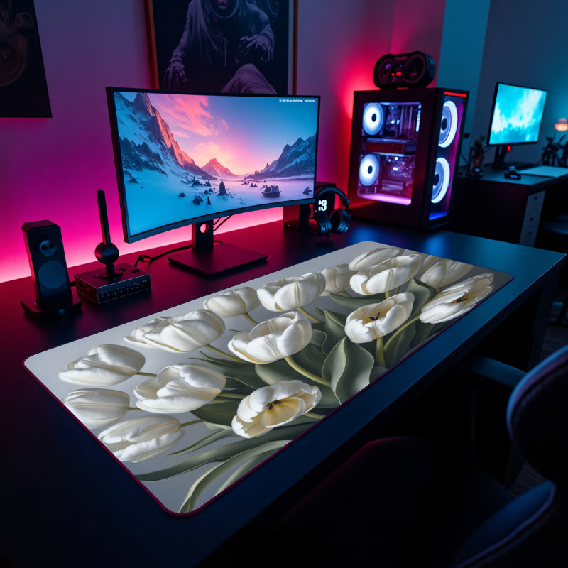 Polyester Desk Pad, 23.6x13.8