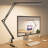 Led Desk Lamp - Desk Light For 31.5" Tall - 5 Color Modes X 11 Brightness Levels - Adjustable Swing Arm - Timmer & Memory Function - 12W Lamp For Desk - Black