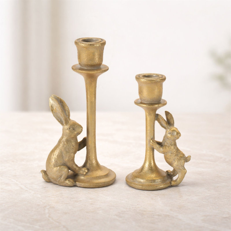 Rabbit Taper Candle Holder