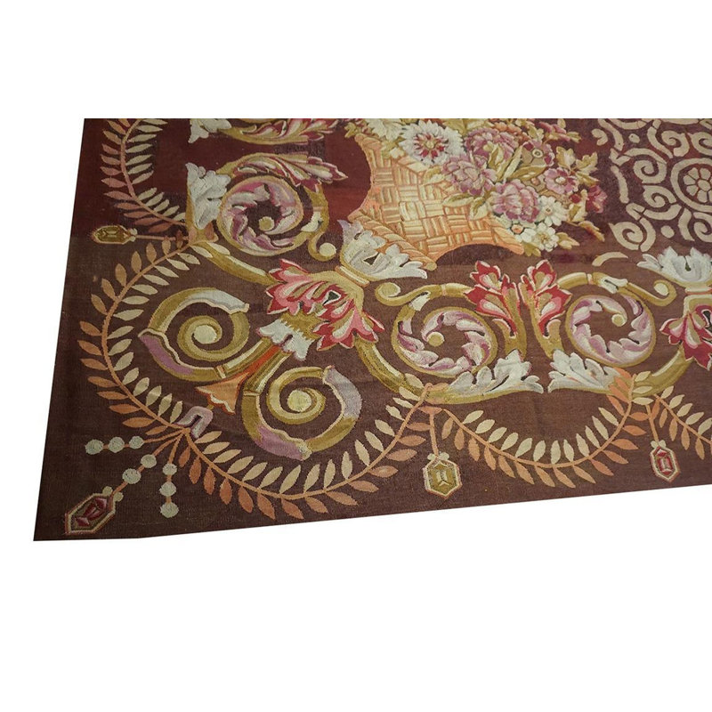 One-of-a-Kind 14'8" x 15'0" Square Flatweave Area Rug