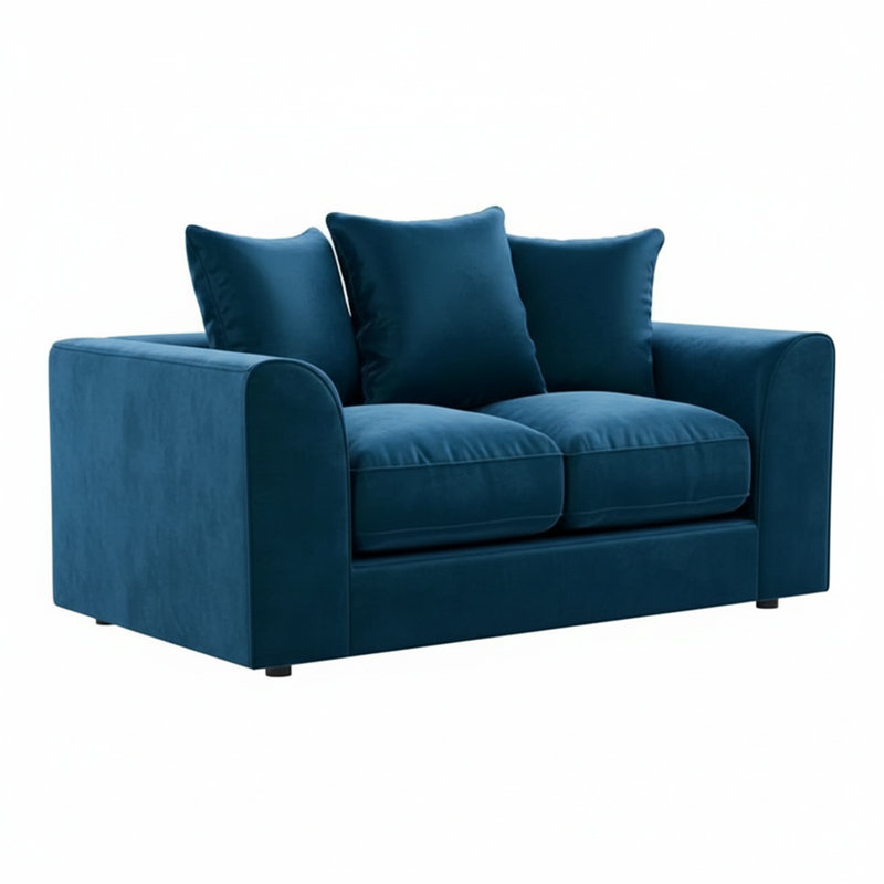 2 Seater Sofa, Blue