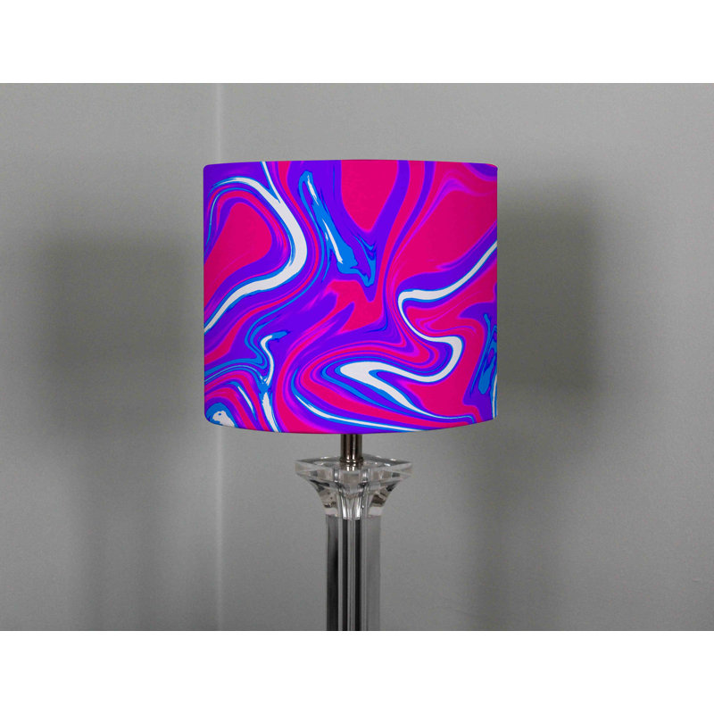 Cotton Drum Lamp Shade ( Uno ), 22cm H x 25cm W x 25cm D