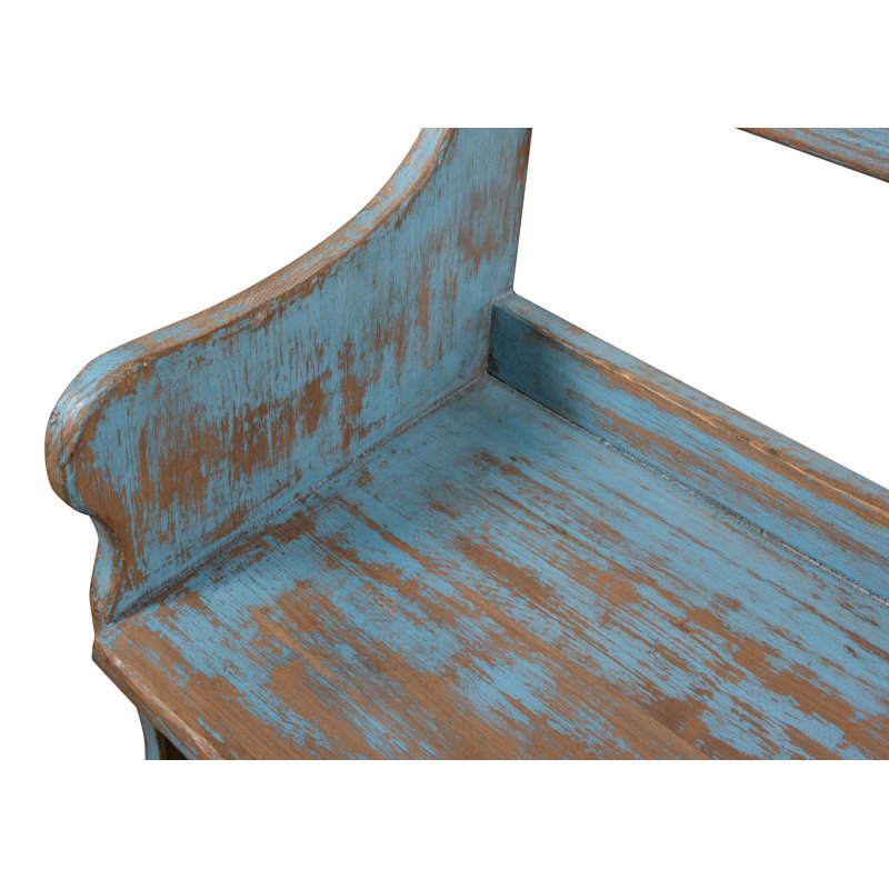 Arlo Solid Wood Bench, Green