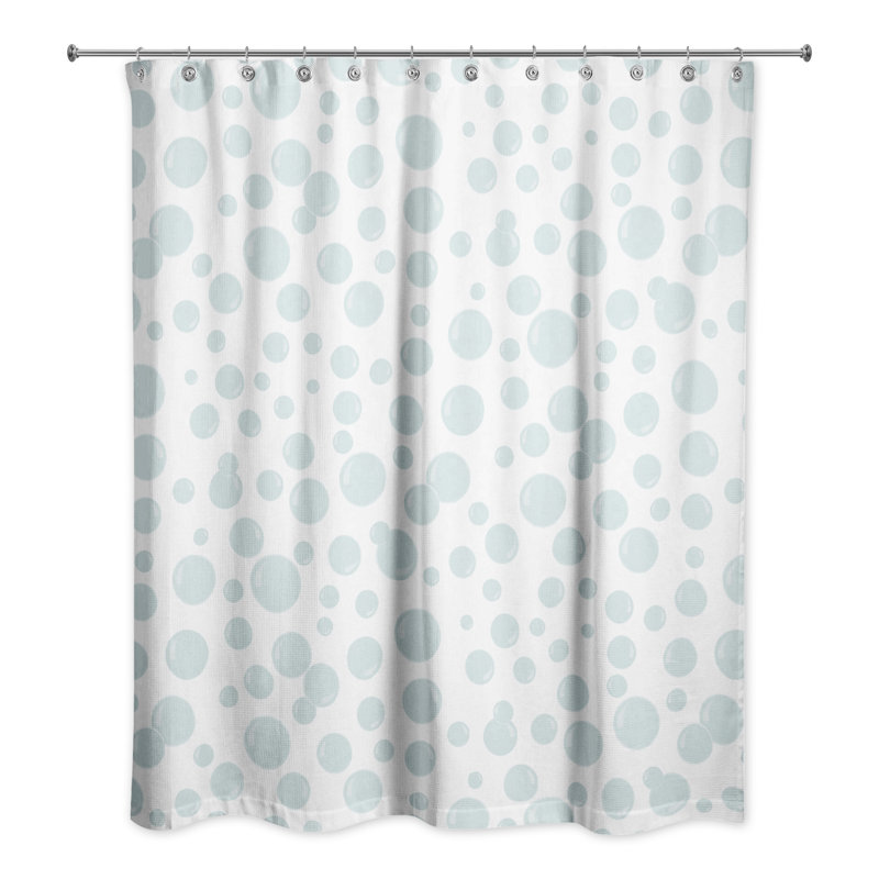 Rideau de douche simple, Blanc