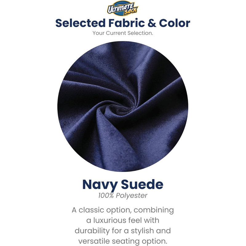 | 3 Ft Bean Bag Chair | Foam Filled - Removable Washable Cover, Cloud Suede, 3 Ft, Cloud Suede