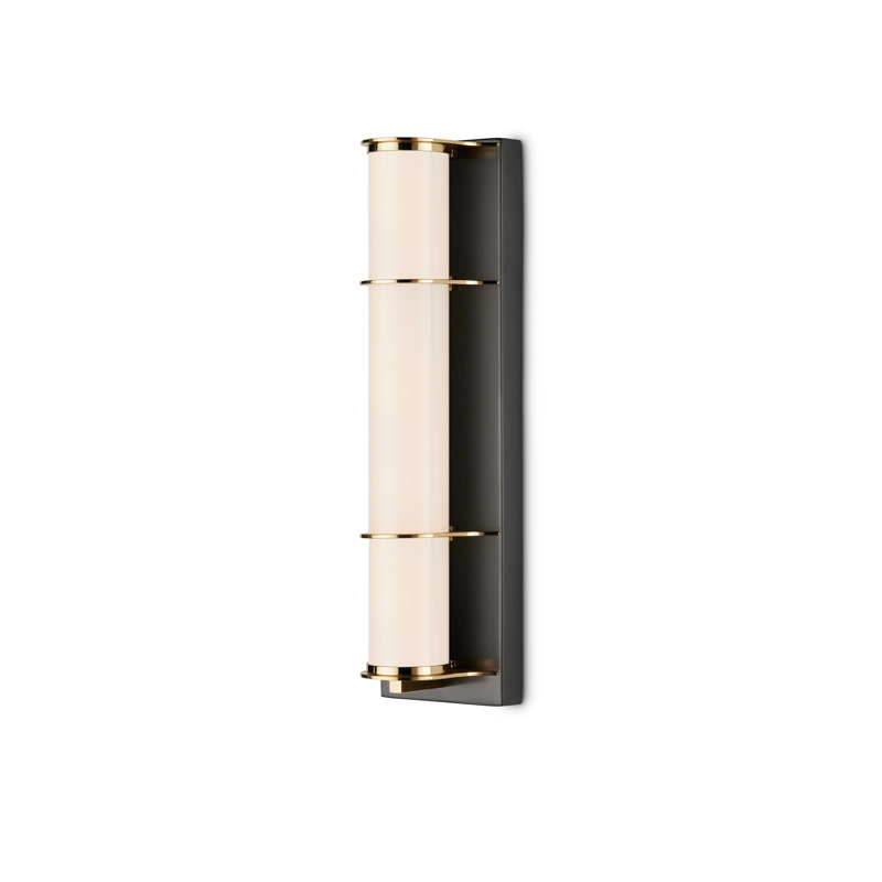 Blaine 1 - Light Bath Sconce, Oil Rubbed Bronze/Polished Brass
