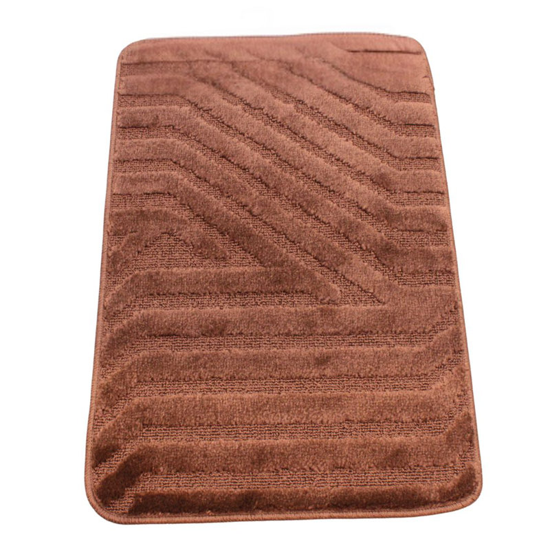 Polypropylene Plastic Bath Mat, Brown