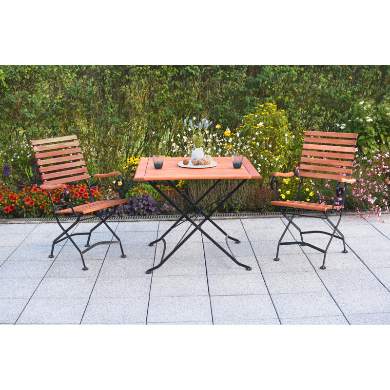 Adahlia 2 - Person Patio Dining Set with Square Table