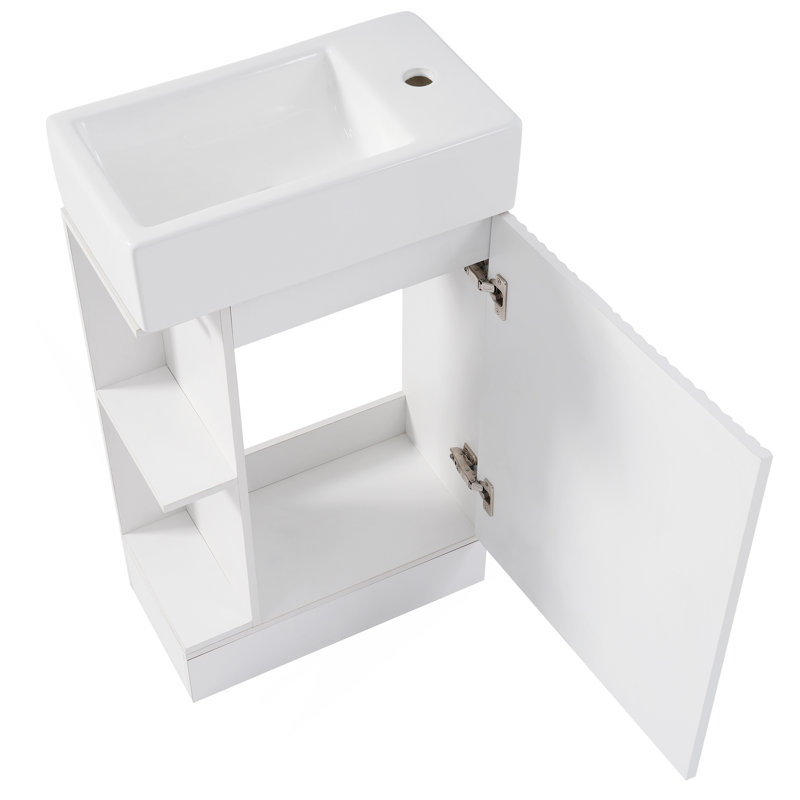 Meuble-lavabo polyvalent avec de multiples fonctionnalités pour une expérience de salle de bain améliorée