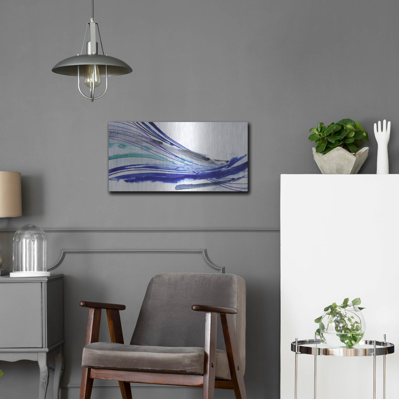 «Wave Surge II» par Grace Popp, H 12 po x l 24 po