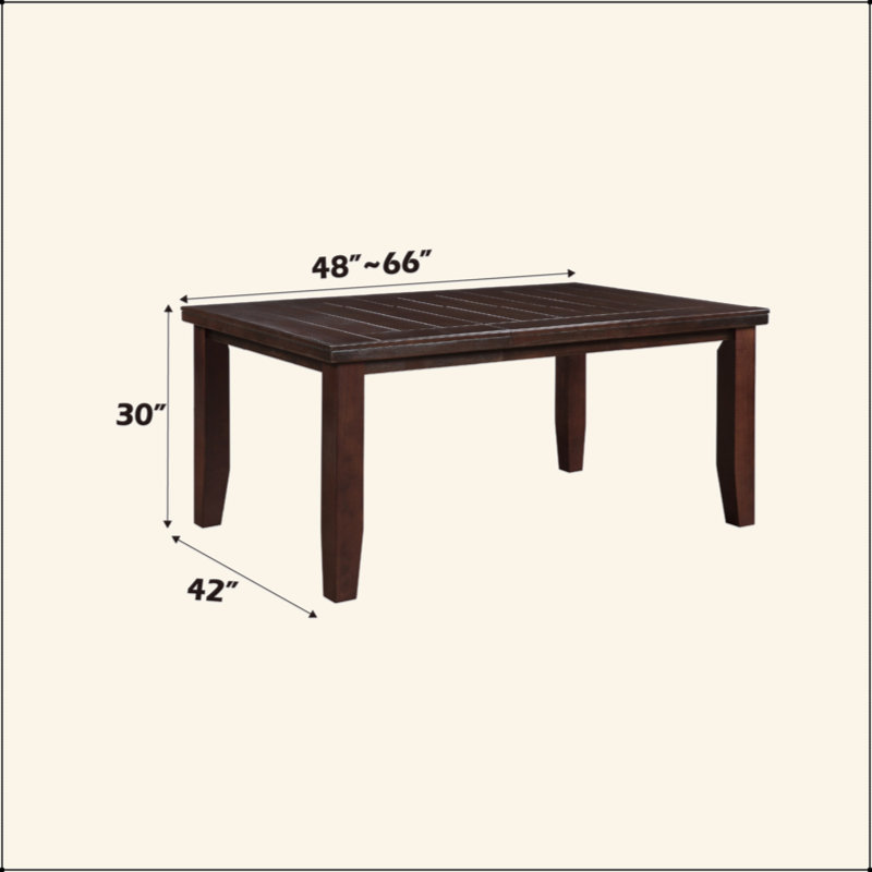 Table de salle à manger Cherry Finish