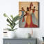 «Rhythm & Dance II» par Jane Carroll - reproduction d'art sur toile tendue-1117816220