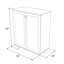 Armoire à chaussures, armoire d'appoint en bois