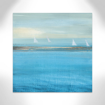 «Waiting On The Wind II», peinture sur toile sans cadre