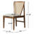 Arcenia 19.88'' H Upholstered Cane Back Parsons Chair