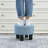 12.4'' Wide Round Footstool Ottoman-957472848