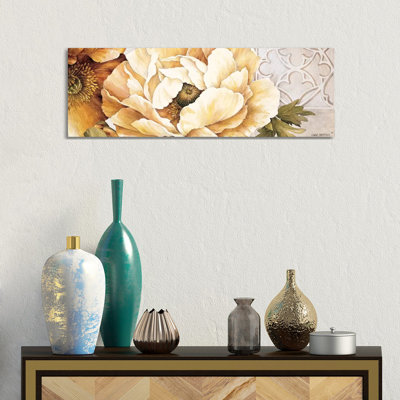 Summer Fresh Poppies by Linda Thompson - Wrapped Canvas Panoramic Gallery-Wrapped Canvas Giclée