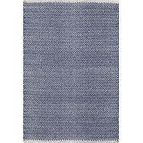Herringbone Indigo Handwoven Cotton Rug