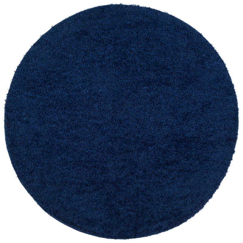 Tapis bleu marine Melfort, Rond 6 pi 7 po