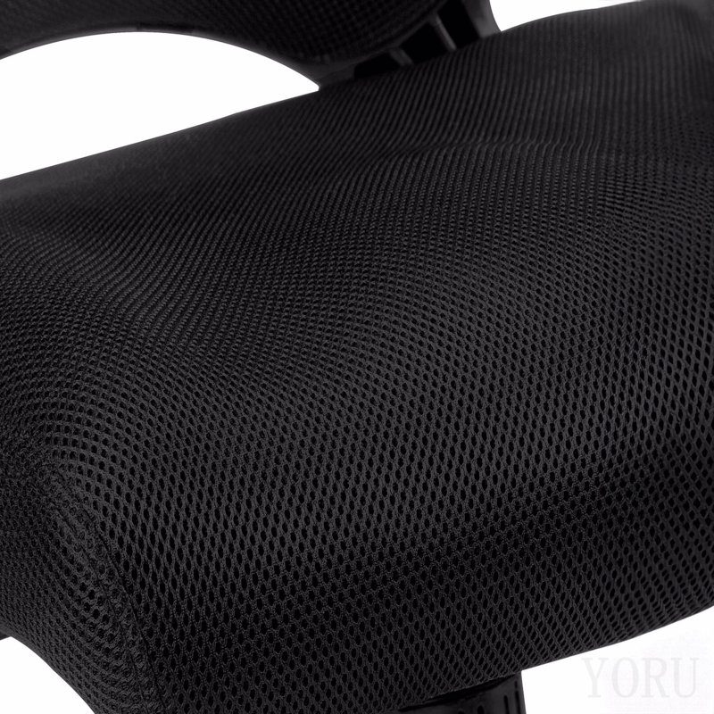 Office Chair, Adjustable Height, Swivel, Ergonomic, Armrests, Computer Desk, Work, Black Mesh, Black Metal, Contemporary, Modern