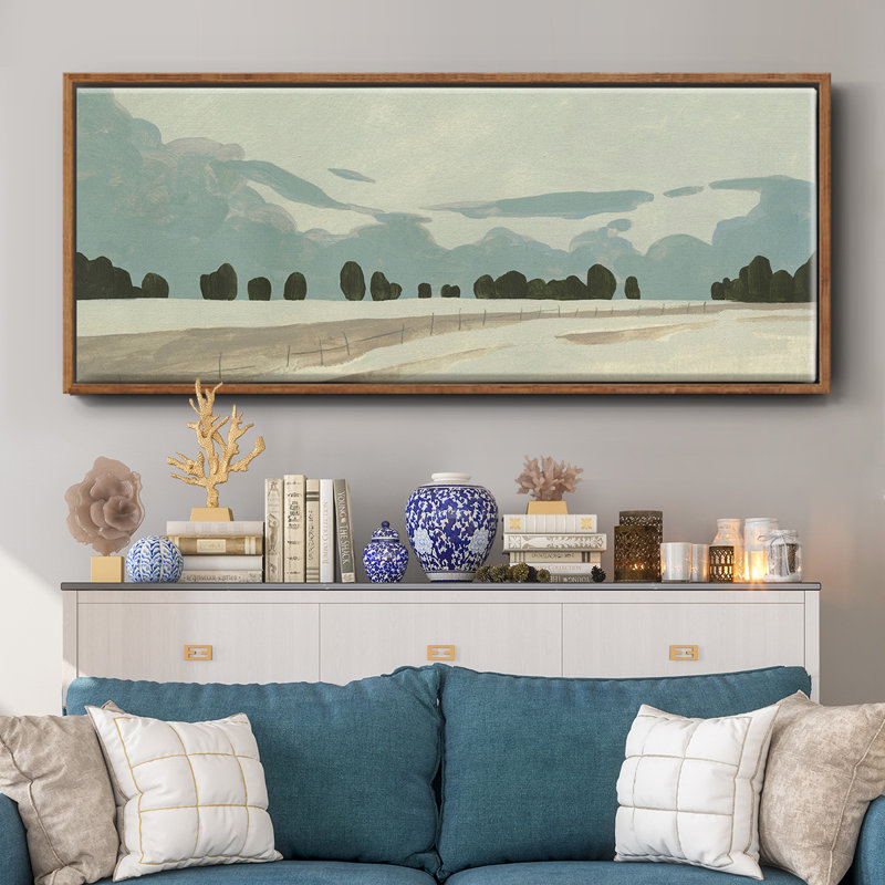 Farmland Study IV- Framed Canvas