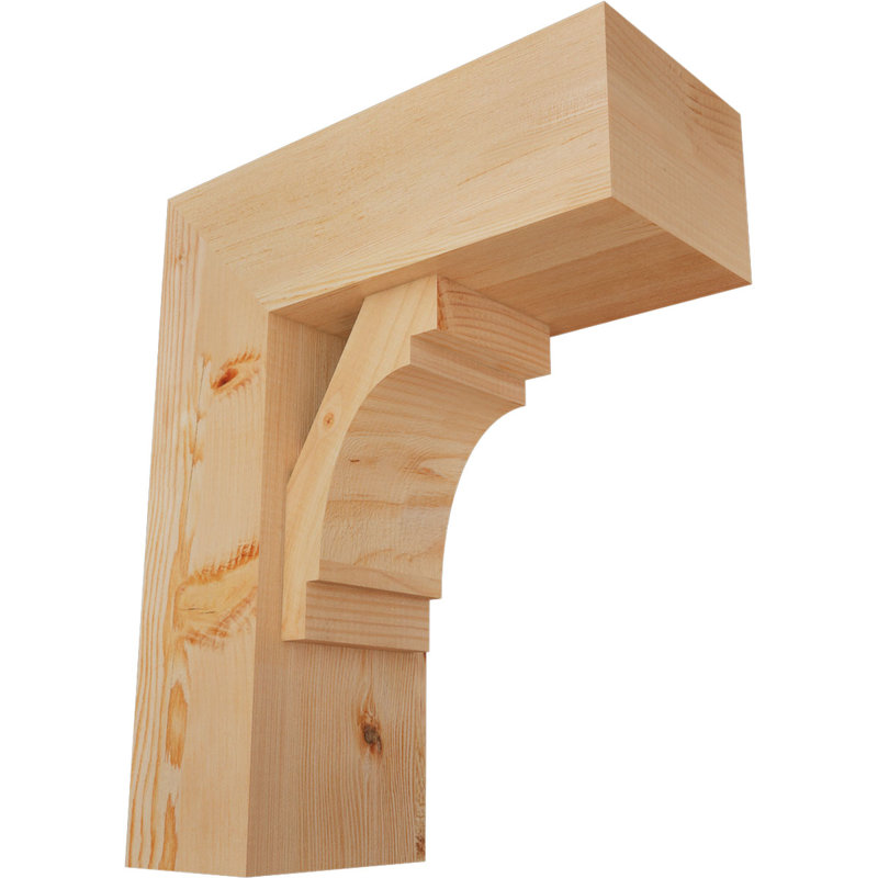 Support Merced Block avec support décalé, 22 X 18, Sapin Douglas de l 7 1/2 (lisse)