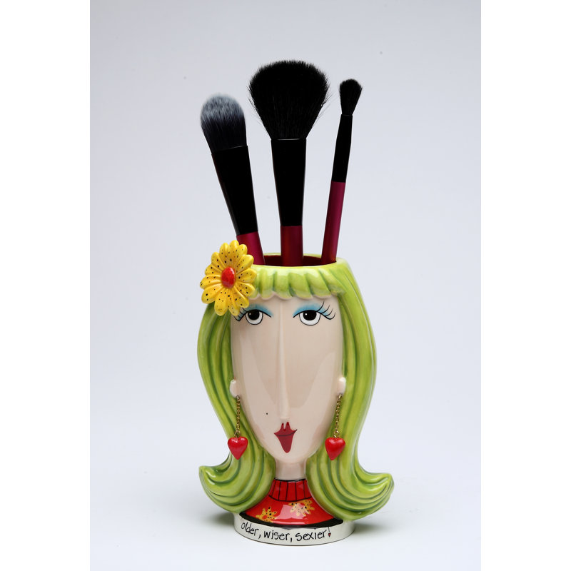Penstemon Ceramic / Porcelain Makeup Brush Holder