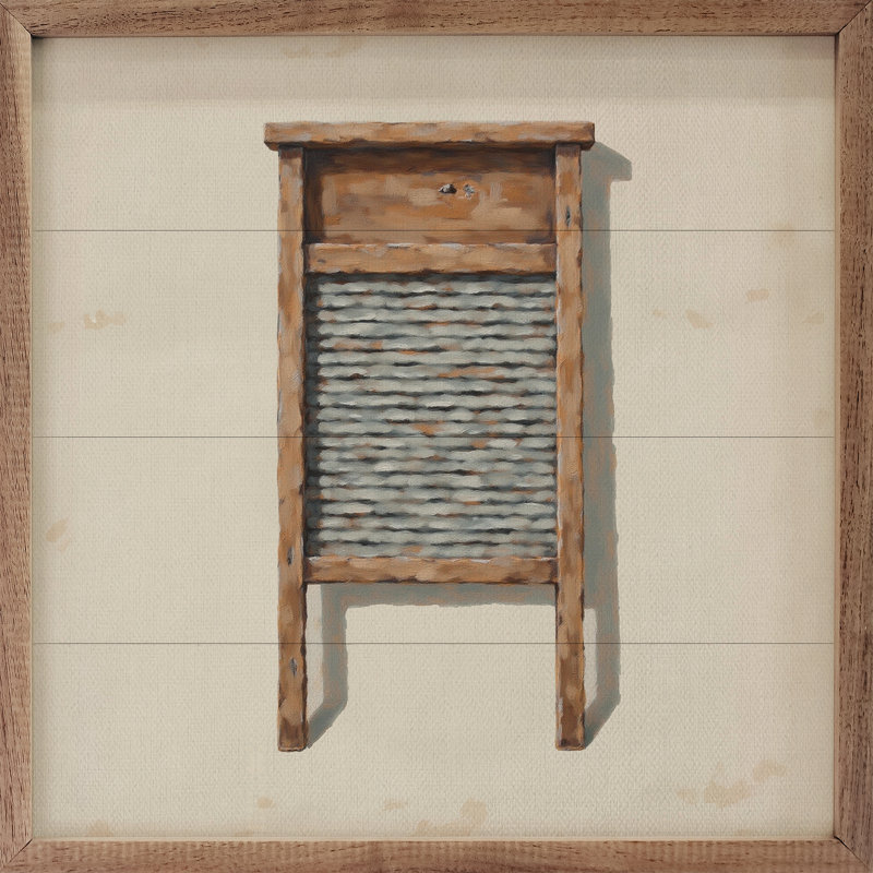 Washboard, 12" H x 12" W