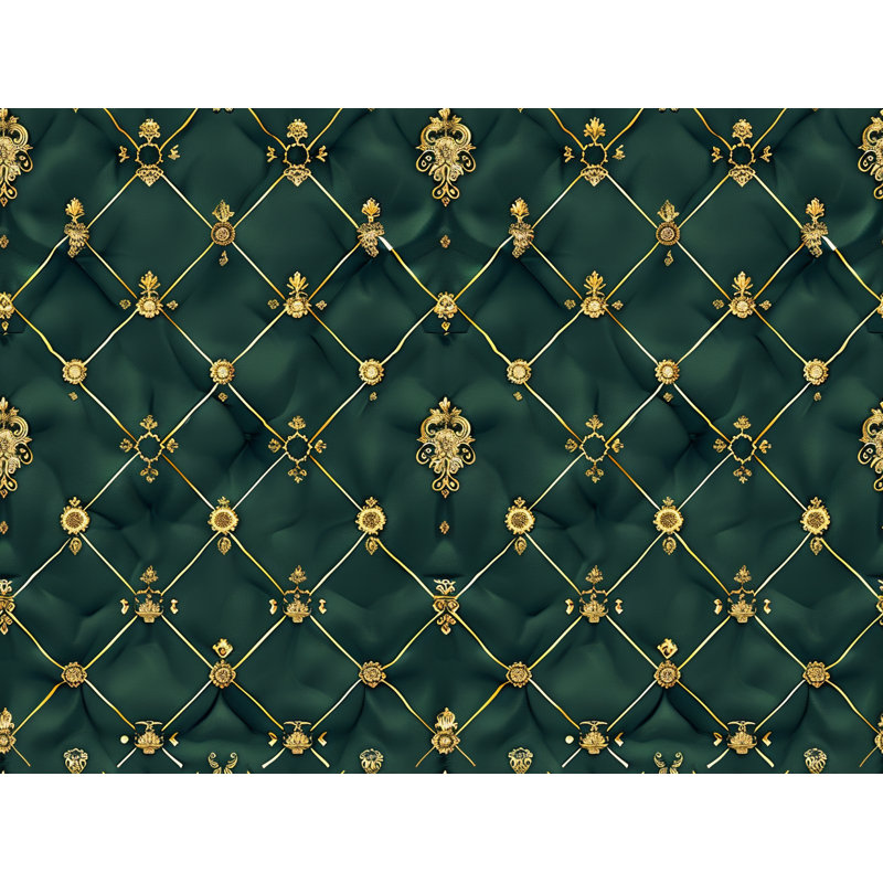 Baroque Elegance Bathroom Sheer Curtain Single Panel, 53" W x 87" L