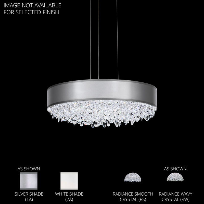 Eclyptix 1 - Light LED Chandelier, Silver