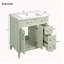Meuble-lavabo 30 po avec lavabo en céramique-418035336