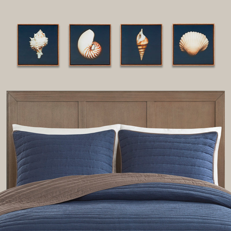 4-Piece Framed Canvas Wall Art Set