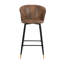 Abbigale Upholstered Counter Stool with Metal Frame
